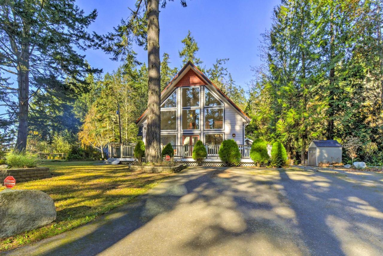 Fox Paws Luxury Cabin - Hot Tub, Fire Pit & Pines! Hansville Exterior foto